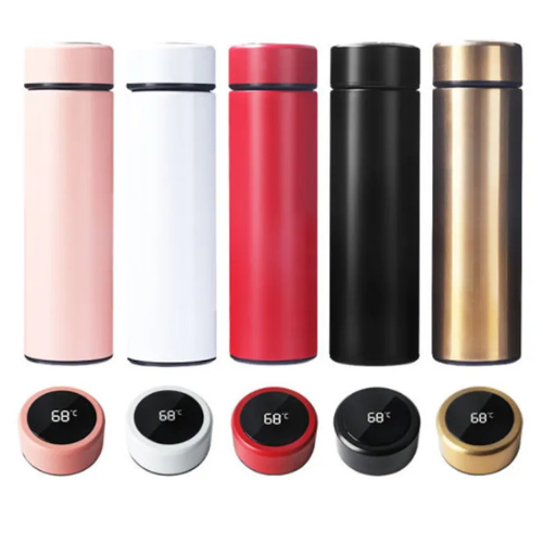 Temperature Display Vacuum Insulated Water Bottle
