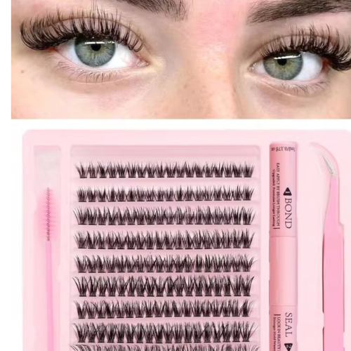 Shop the 3 In 1 Permanent Eyelash Extension Set with professional lash tools for easy application, long-lasting wear, and a natural look.